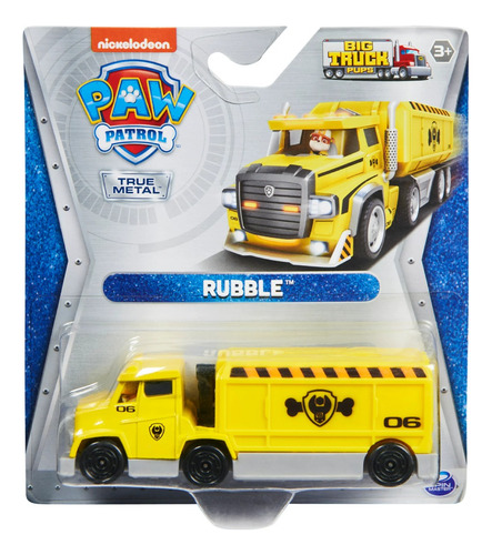 Paw Patrol Big Truck Pups Vehiculo True Metal 17763