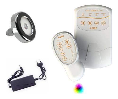Basic Smart Pool 1 Led Tholz Inox 316 Rgb 18w E Fonte