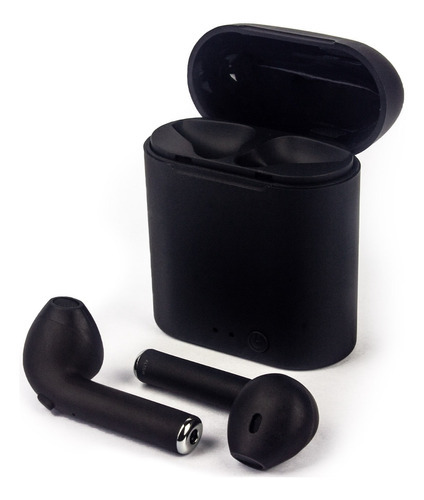 Auriculares inalámbricos Bluetooth, micrófono recargable TWS, color negro
