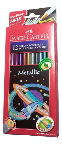 Lapices De Color X 12 Faber Castell Metallic