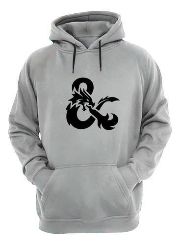 Dungeons And Dragons Logo & Buzo Canguro Friki Tu Eres #2