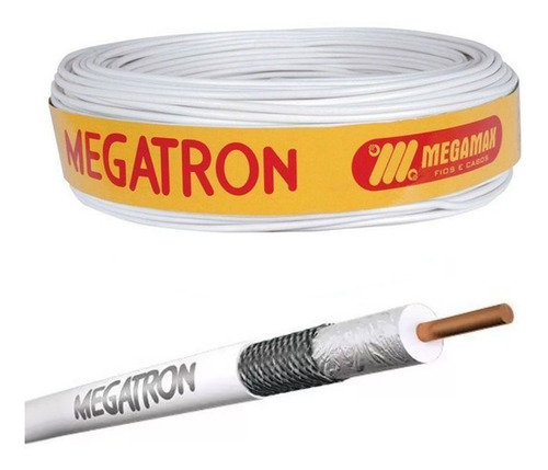 Imagem 1 de 1 de Cabo Coaxial Cabo Rg6 Cftv 67% 100m Anatel