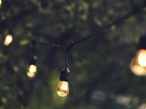 Imagen 7 de 10 de 2 Set Luces Vintage Jardin Exteriores Led Feit 29.2 M