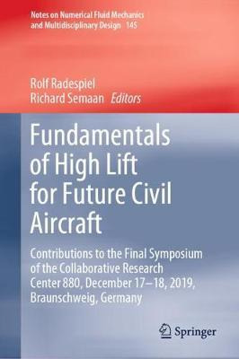 Libro Fundamentals Of High Lift For Future Civil Aircraft...