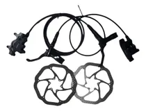 Comprar Juego De Frenos A Disco Hidráulicos Bicicleta Mtb Fast Con Discos Incluidos De 6 Tornillos Listos Para Colocar 