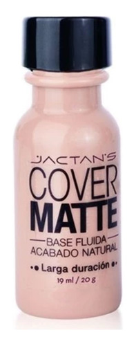 Base Maquillaje Liquida Cover Matte Larga Duración 19ml 