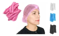 Comprar Cofia Gorro Tipo Gusano\u002Fplisada Desechable 100 Pzas