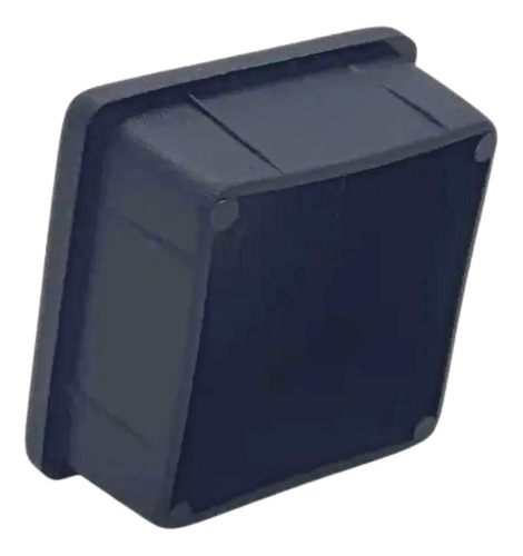 10 Unid - Regatón Plástico Interior Cuadrado 20x20 Negro