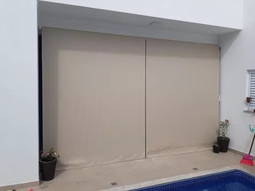 Toldo De Mola 3,00 X 2,60 Completo Com Os Tubos Cor Areia