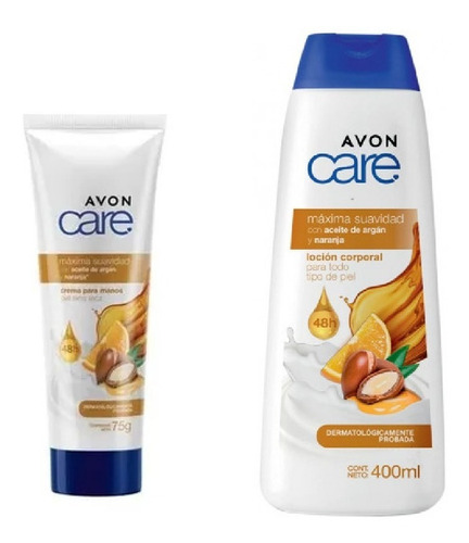 Kit Avon Care Crema Corporal + Crema Para Manos Frutales