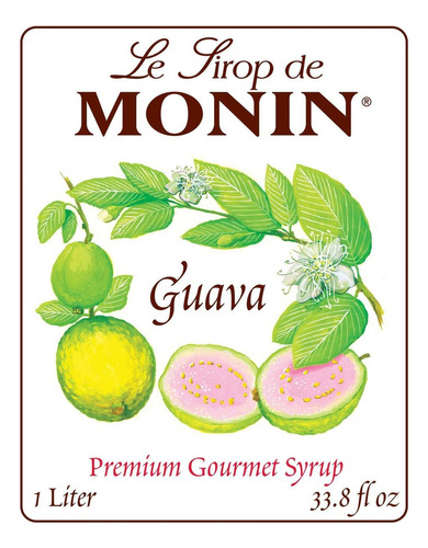 Monin, Jarabe Guava, 1 Lt (pet)