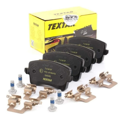 Imagen 3 de 10 de Juego De Pastillas Traseras Audi A4 Marca Textar Alemanas