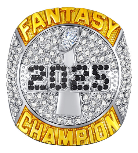 Anillo Del Año Del Fútbol Fantástico Ffl 2025 /aleación Zinc