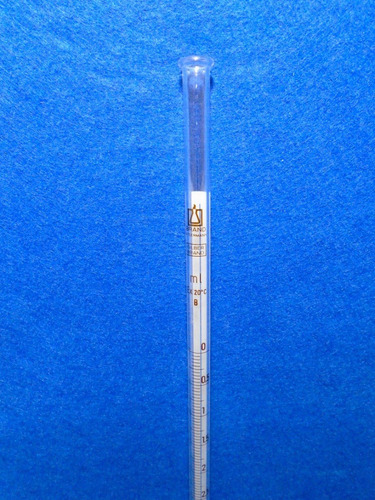 Bureta Recta Con Linea Schellback Llave D Vidrio 10 Ml Brand
