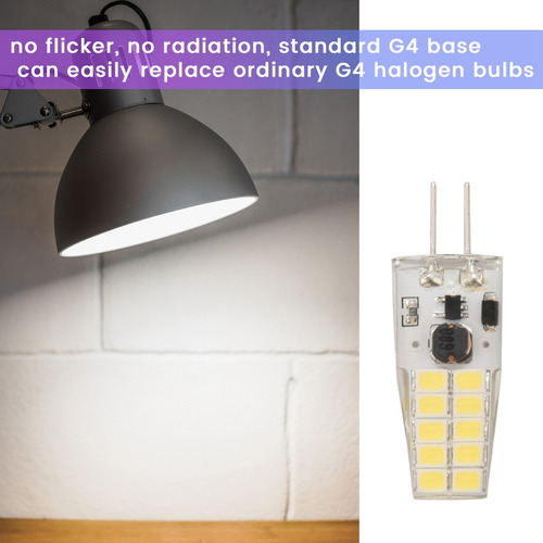 30 Uds. Bombilla Led G4 Ac/dc12v-24v 3w Led G4 Luz 20led 360