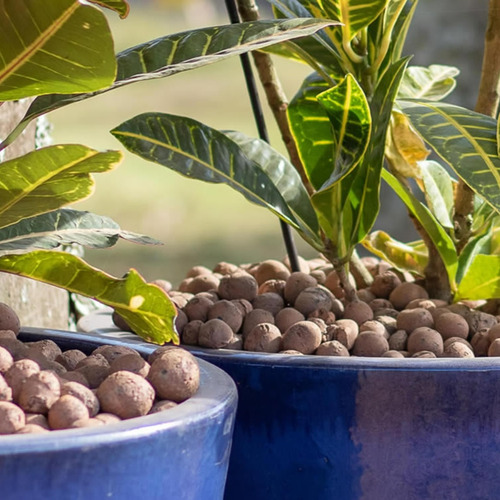 Argila Expandida Drenagem Decorações E Jardim 15kg 50 Litros