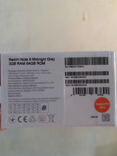 Redmi Note 9 64gb