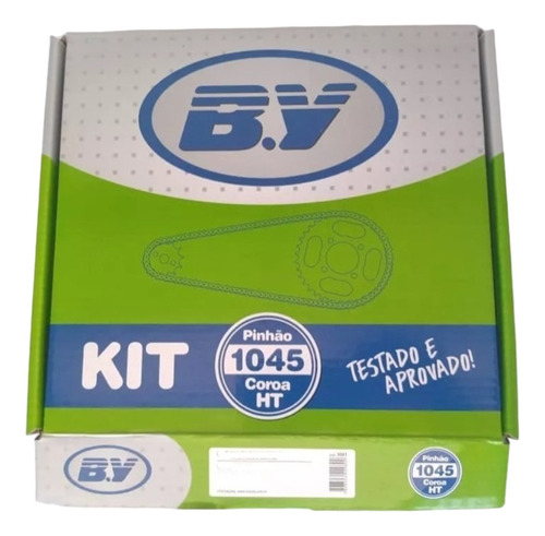 Kit Relação Transmissão Honda Titan 125 Fan 2014  Brandy By