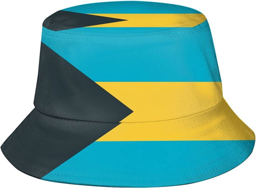 Sombrero De Pescador Con Bandera De Las Bahamas Con Bandera 