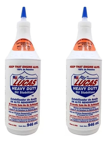 Kit Aditivo Lucas Motor Alto Rendimiento 946 Ml