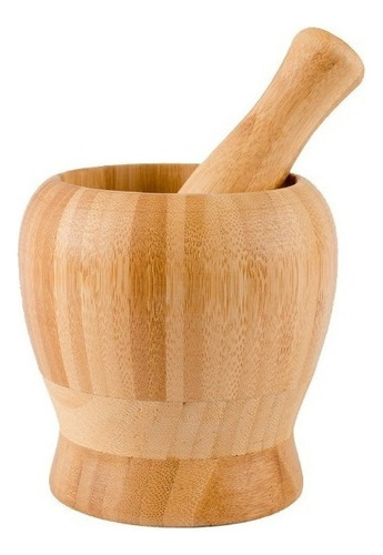 Pilão De Bambu Amassador De Temperos E Caipirinha Socador