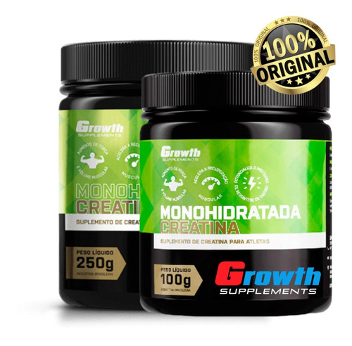 Creatina Growth Monohidratada Cratina 100%pura 100g