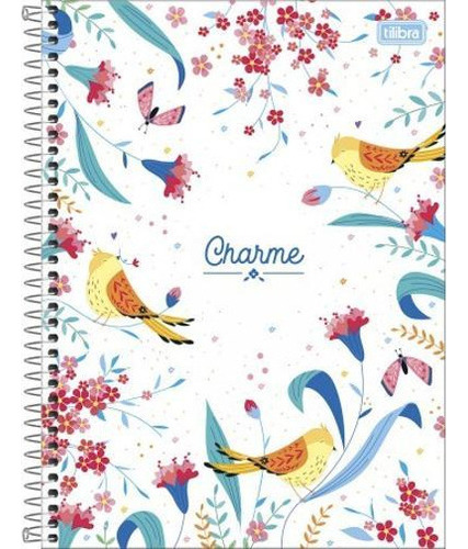 Caderno C/d 01 Materia Charme 80 Folhas Tilibra