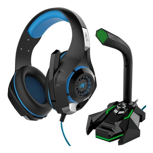 Imagen 6 de 10 de Microfono Pc Gamer Nisuta Nsmicgu2 Usb Led Rojo Streamer