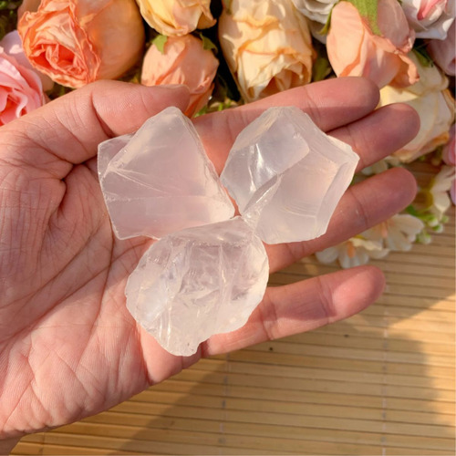 Pedra Bruta Cristal Quartzo Transparente 200g Legitimo Equilibrio E Cura