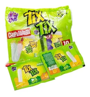 Chupa Barrita Sonric´s Tix Tix 18 Pzas Acidito Intenso