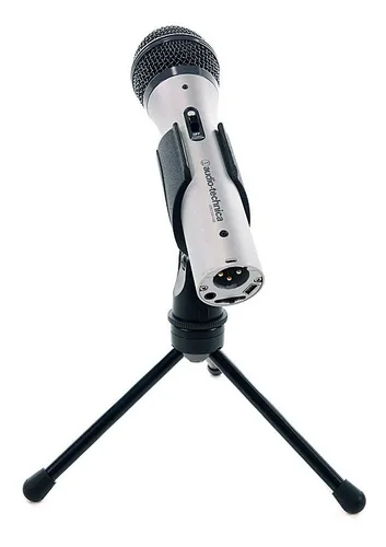 Microfono Audio Technica Atr2100 Usb O Xlr Dinamico Cardiode Color Gris