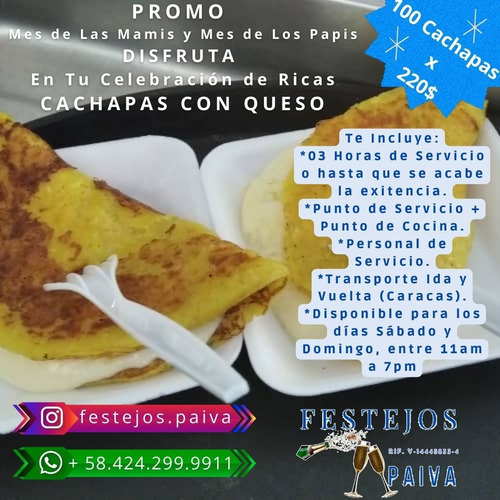 Imagen 4 de 10 de Promocion En Las Estaciones De Comidas Arepas, Cachapas...