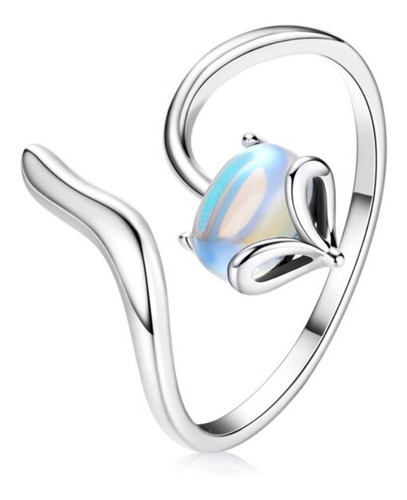 Anillo Ajustable Para Mujer Zorro Fox Fabricado En Plata 925