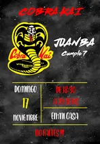 Comprar Kit Imprimible Cobra Kai #1