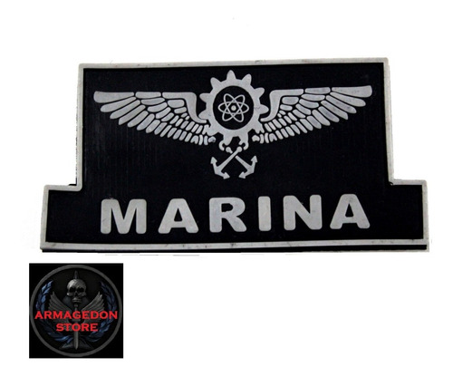 Parche Pvc Marina Armada Militar Comando Naval Compatible