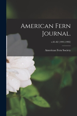 Libro American Fern Journal.; V.81-82 (1991-1992) - Ameri...