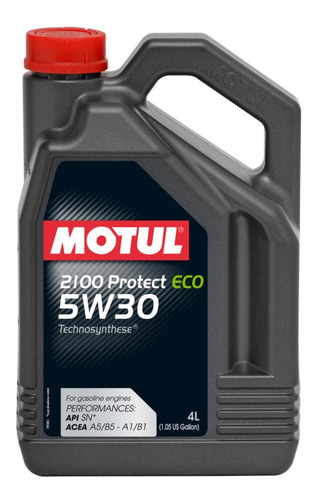 Aceite Motul 5w30 2100 Protect Eco 4 Litros