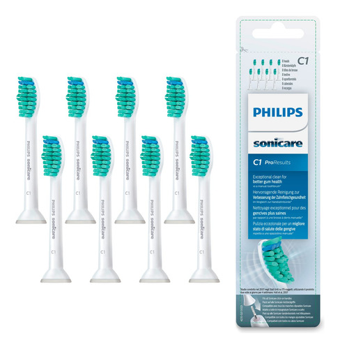 Paquete De 8 Cabezales Para Cepillos De Dientes Philips Soni
