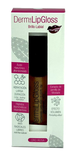 Lip Gloss Dermclar ( Brillo Labial ) Volumen