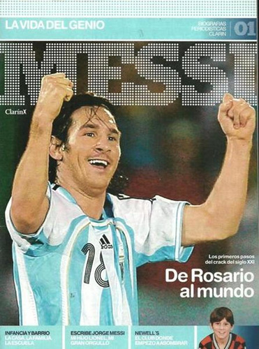 Lote De 3 Revistas De Messi La Vida Del Genio Clarín