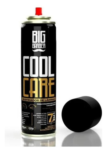 Resfriador De Lâminas Big Barber Cool Care 7 Em 1 Plus 400ml