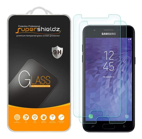 Protector De Pantalla Para  Galaxy J3 V Sin Burbujas 2 Uds