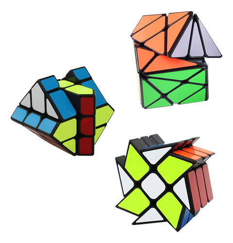 Juego De Cubos De Velocidad 3 Unidades 3x3 Y Windmill Color De La Estructura