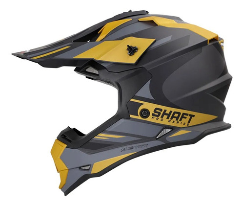 Casco Shaft Pro Mx08 Certificado Tipo Cross Off Road