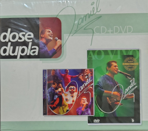 Cd+dvd Daniel Dose Dupla Ao Vivo Lacrado Com Luva Versão Do Álbum Estandar