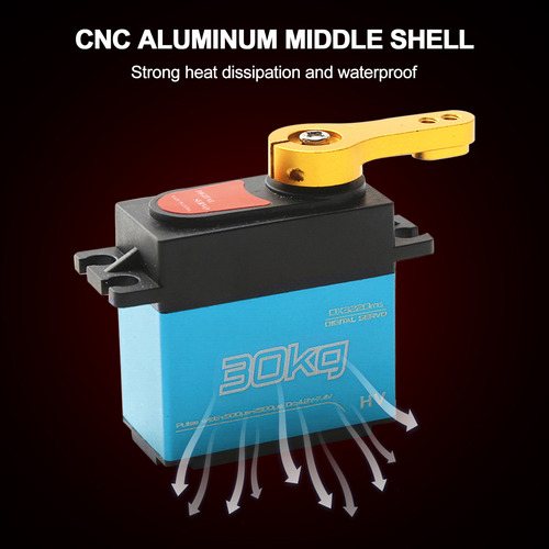 Engranaje De Acero Inoxidable Servo Digital De Alto Par De 3