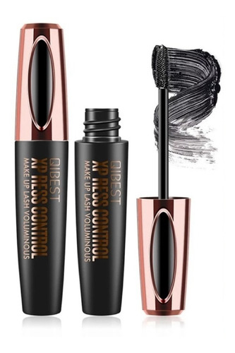Máscara para cílios a prova d'água Qibest 4D Fiber Eye Lash cor Preto