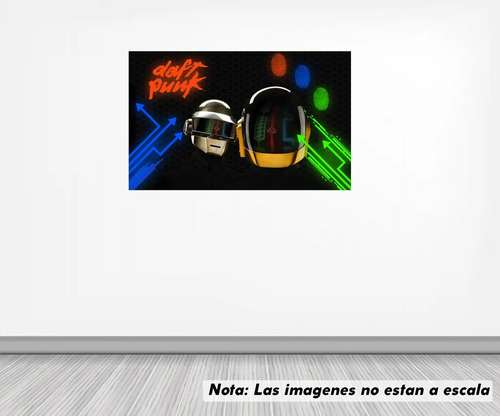 Vinil Sticker Pared 80cm Lado Daft Punk Modld0009