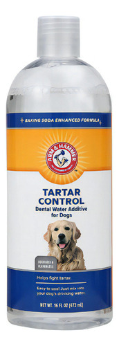 Enxágue dental para cães remove placa bacteriana e tártaro 473ml