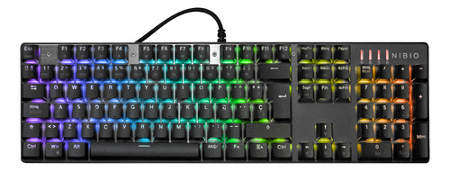 Teclado Gamer Mecanico Nibio Impact Rgb Mrclick